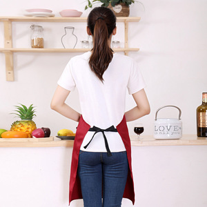 Tablier <span class=keywords><strong>de</strong></span> <span class=keywords><strong>cuisine</strong></span> imperméable en PE, personnalisé pour hôtel, serveur, uniforme <span class=keywords><strong>de</strong></span> restaurant, designs pour employés, tabliers <span class=keywords><strong>de</strong></span> <span class=keywords><strong>chef</strong></span> imprimés - Product Image 2