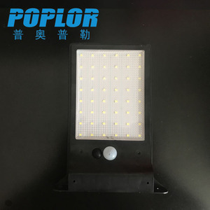 Poplor <b>Led</b> Solar Wall <b>Light</b> 10W 48leds Water Resistant Outdoor Garden Lighting - Product Image 3