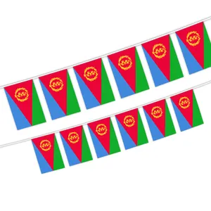 Bandeira de eritrea de poliéster 4*6 ", bandeira digital de impressão de seda