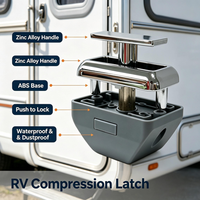 Loquet de compression étanche en alliage de zinc et ABS pour VR BL37, verrou de porte d'armoire de rangement pour caravane et camping-car à ouverture par poussée
