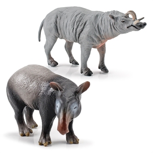 Modelli di animali in minima pericenza della fauna tropicale, come tapiri e porpoise, per esportazioni transfrontaliere Xinhen, simulazione di foresta statica. - Product Image 1