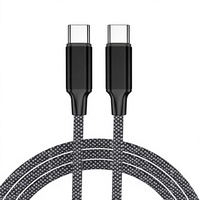 Kabel Data Tipe-C Magnetik 5A Berbahan Aluminium Alloy, Kabel Pengisian Daya Cepat USB C