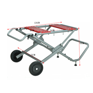 Chất lượng cao xách tay phổ quát điều chỉnh miter <span class=keywords><strong>Saw</strong></span> đứng bảng <span class=keywords><strong>Saw</strong></span> đứng với bánh xe - Product Image 1
