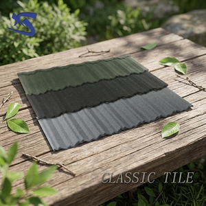 Il <span class=keywords><strong>Futuro</strong></span> del Copertura Edile: Tegole Metalliche Leggere e Sostenibili Rivestite in Pietra per Spazi Abitativi Urbani Moderni - Product Image 1