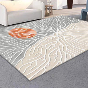 <span class=keywords><strong>Tapis</strong></span> géométrique zèbre à la mode, design 3d <span class=keywords><strong>très</strong></span> détail, personnalisé, grande zone moderne boho - Product Image 4