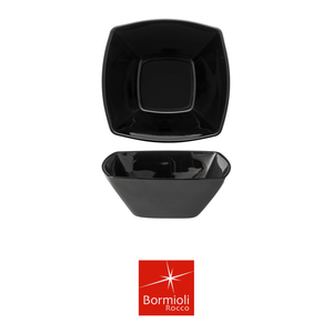 Cuenco de Vidrio Negro Eclipse 14 × 14 cm Cuadrado Bormioli Rocco - Product Image 4