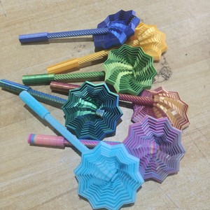 Modèle d'étoile sensorielle 3D imprimée en 3D, illusion visuelle, hexagone, spirale tourbillonnante, ornements anti-stress, cadeau de Noël - Product Image 4