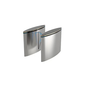 Porte escamotable de barrière d'aileron de contrôle d'accès de tourniquet de sécurité pour le souterrain pour des secteurs à fort trafic