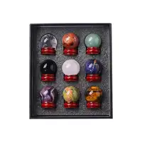 Bola de cristal natural, bola com pedra preciosa para cura natural, cristais reiki drenca chakra, esfera, pedras, massagem em globo