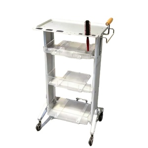 New High-end Aluminum Alloy Hair Salon <b>Trolley</b> Hair Salon Dedicated Hair Salon <b>Tool</b> Cabinet Storage Rack - Product Image 2