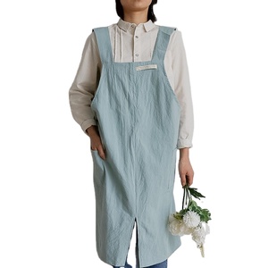 Bán buôn tùy chỉnh in logo 100% rửa bông nhà bếp nấu ăn thăng hoa trống tạp dề - Product Image 1