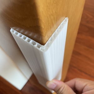 Bền L hình dạng PP corflute Tấm tường góc góc bảo vệ - Product Image 1