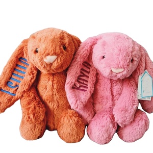 Coniglietto di Pasqua Personalizzato in <span class=keywords><strong>Peluche</strong></span> <span class=keywords><strong>per</strong></span> Neonati, Bambini e Bambine, con Nome Ricamato, Regalo <span class=keywords><strong>per</strong></span> Compleanno e Battesimo, Giocattolo Morbido - Product Image 2