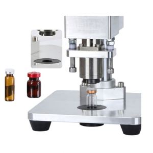 Machine de scellage de bouteilles électrique à petite échelle pour bouchons en aluminium et en plastique dans l'industrie des parfums - Product Image 1