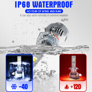 Xenplus Super Bright W24 H11 Voiture Led Phare Halogène Type Led Ampoule Avec <span class=keywords><strong>Petite</strong></span> <span class=keywords><strong>Taille</strong></span> Avec Ventilateur De Refroidissement Haute Luminosité <span class=keywords><strong>Moto</strong></span> - Product Image 5