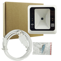 Escáner de Códigos de Barras 2D, Lector de Códigos QR y NFC RFID con Puerto de Salida Wiegand y USB para Torniquete, Kiosco, Terminal de Pago