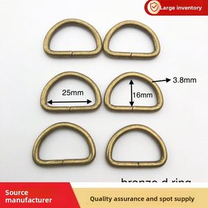 Venta al por Mayor Directa de Fábrica: Accesorios de Ferretería para Maletas, Hebillas y Anillos Creativos en Forma de D con Acabado Bronce Antiguo - Product Image 2