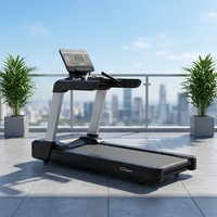 Tapis roulant commercial à prix d'usine, équipement de cardio-training pour salle de sport, machine de course avec écran LED et moteur AC