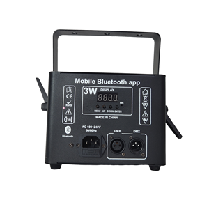 APP 3W RGB lazer ışık şeridi beyaz yeşil alüminyum gövde DMX512 animasyon Graffiti metin kontrolü sahne partileri için DJ geceleri - Product Image 6