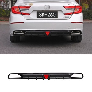 Welta Nouvelle Lame de Pare-chocs Arrière Noire en ABS à Fixation par Boulons, Adaptation Parfaite à 100 %, Accessoires Auto pour Accord 10ème Génération 2018-2021 - Product Image 1