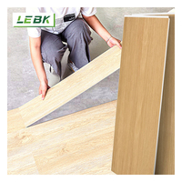 Plancher en bois d'acacia hybride premium à chevrons, imperméable, facile à installer, durable, sensation luxueuse, pour bibliothèques