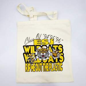 Yunshang Tùy Chỉnh Dtf Truyền Nhiệt Vải Tote Túi Màn Hình Vinyl In Biểu Tượng Tùy Chỉnh Quà Tặng Hàng Ngày Tái Sử Dụng Mua Sắm Quần Áo Cotton - Product Image 1