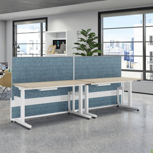 आधुनिक डिजाइन 2-व्यक्ति इलेक्ट्रिक फिक्स्ड हाइट ऑफिस वर्कस्टेशन टिकाऊ मॉड्यूलर सीट-स्टैंड एक्सटेंडेबल बी2b उत्पाद श्रेणी - Product Image 3