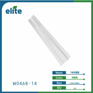 Pacchetto di fornitori all'ingrosso di strisce di prezzo trasparente per accessori di visualizzazione al dettaglio - Product Image 1