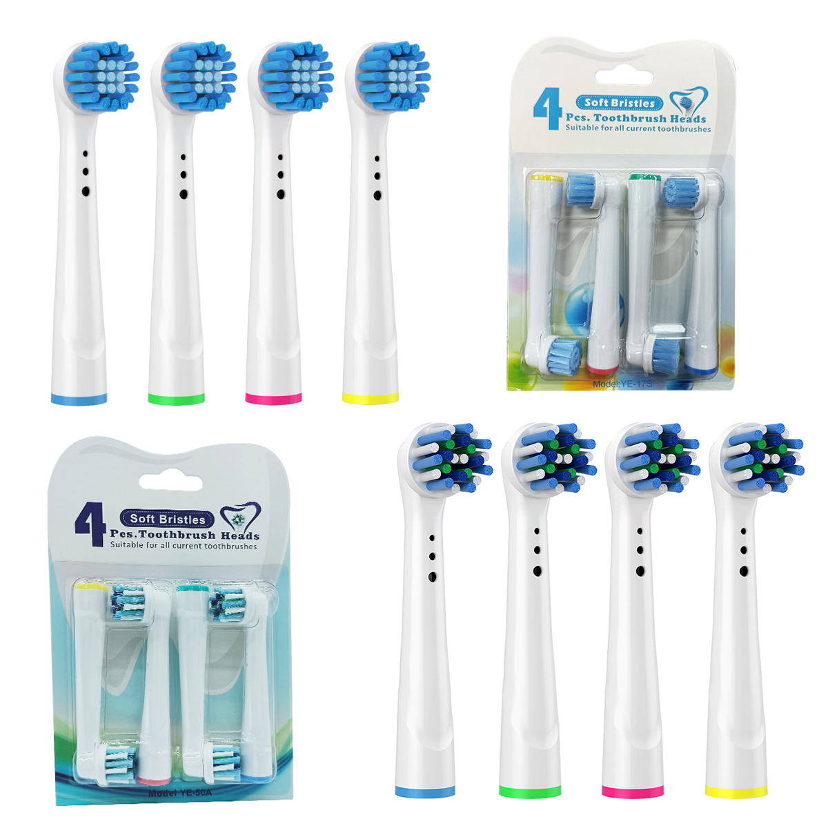 White 1Packs YE-20A +1Packs YE-50A