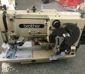 STORE USED JAPAN MADE BROTHERS 814 <b>BUTTON</b> HOLE LOCKSTITCH STRAIGHT SEWING MACHINE <b>BUTTON</b> HOLE MAKING SEWING MACHINE - Product Image 1