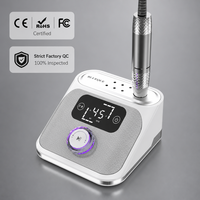 Perceuse à ongles professionnelle 45000 tr/min à couple élevé, faible bruit, faible vibration, logo personnalisé, vente en gros, directement de l'usine