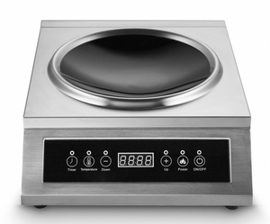 Table de cuisson à induction commerciale concave 3500W avec contrôle par capteur et technologie demi-pont - Product Image 5