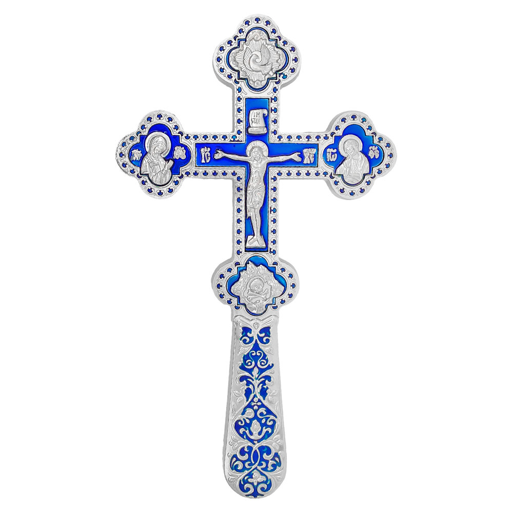 Azul y plata