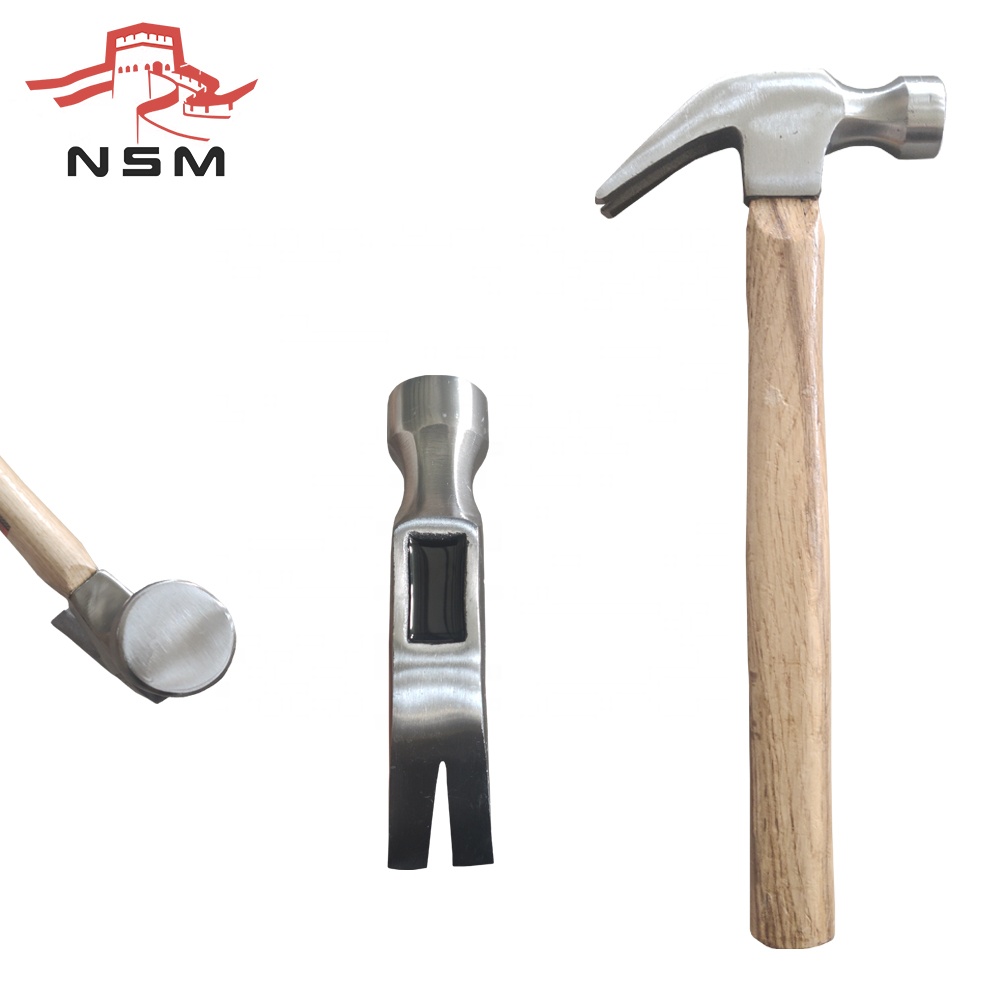 NSMTools Find полировальная головка, кованый молоток 16 унций 8 унций с деревянной ручкой