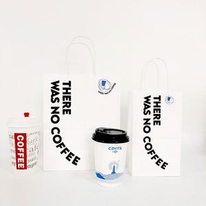 Bolsas de Papel Kraft Reciclado Personalizadas al por Mayor para Llevar, Impresión Offset, Logotipo Personalizado para Comida, Cafeterías, Sushi, Ensaladas, Leche - Product Image 2