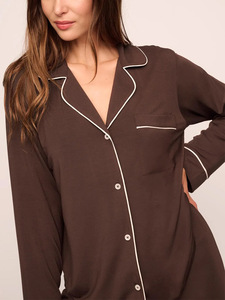 Set <span class=keywords><strong>Pigiama</strong></span> <span class=keywords><strong>Donna</strong></span> in Tencel <span class=keywords><strong>Modal</strong></span> Spandex, Servizio Personalizzato Disponibile per Abbigliamento da Notte per Adulti - Product Image 1