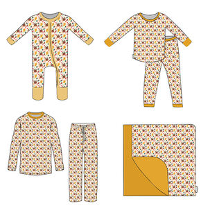 Organic Bamboo <strong>Christmas</strong> Pjs <strong>Christmas</strong> Pyjama Family Set Custom Mother and Kids Matching Mommy and Me Outfits Family Loungewear - Product Image 1