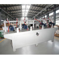 Machine automatique de perçage et de fraisage à double tête, contrôlée par PLC CNC de haute précision, pour battants de volets en acier Q345R