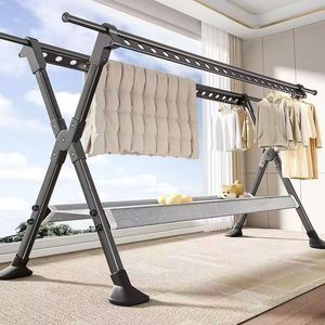 Séchoir à linge pour intérieur et <span class=keywords><strong>extérieur</strong></span>, cordes à linge en <span class=keywords><strong>aluminium</strong></span> pour vêtements - Product Image 3