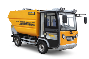 รถบรรทุกขยะไฟฟ้า MINGNUO H91 ขนาด 3.6 ลูกบาศก์เมตร เกียร์อัตโนมัติ มอเตอร์ 7500 วัตต์ เสียงเบา ขับเคลื่อน 4x2 - Product Image 2