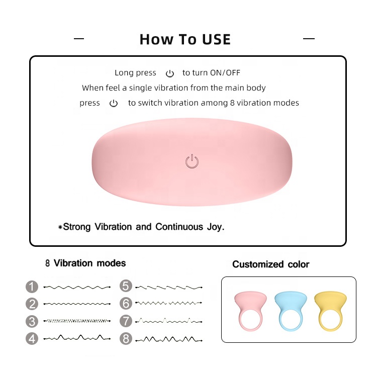 Silicone Rubber Male Products - Strong Vibration & Delay