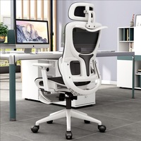 Chaise de bureau de direction de qualité luxueuse, ergonomique, inclinable, confortable, réglable, pour longues sessions d'étude et d'ordinateur
