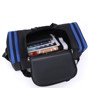 Bolsa de lona para viajes y acampadas al aire libre, bolsa de almacenamiento ligera, impermeable, antisalpicaduras, de gran capacidad, bolso de mano para vacaciones de fin de semana - Product Image 5