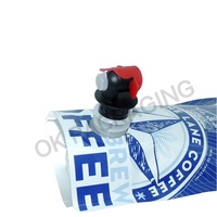 Boîte de sac aseptique personnalisé réutilisable 3L 5L en feuille d'aluminium à double pli à fond pour l'emballage de boissons et de jus de fruits
