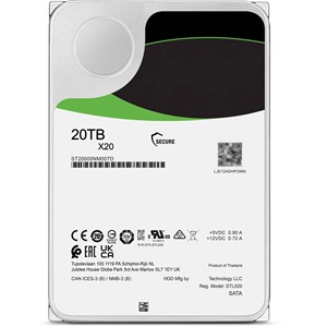 ST20000NM007D <span class=keywords><strong>HDD</strong></span> 20TB 7200RPM 3,5 pulgadas SATA 256MB Enterprise Server Disco duro interno 2,5 M MTBF, 512e y 4Kn FastFormat - Product Image 2