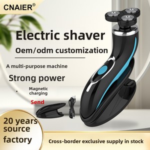Nueva Afeitadora Eléctrica Recargable Portátil para Hombre, 3 en 1, Acero Inoxidable, Mango de Plástico AE-859 - Product Image 3