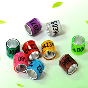 <span class=keywords><strong>2026</strong></span> Vogelringen Multicolor Duivenraces Beenringen met Woord Oorbellen Plastic Rond Klassiek Herbruikbaar Alle Seizoenen - Product Image 1