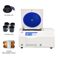 Centrífuga Refrigerada de Alta Velocidad de Sobremesa MKE, Precio de Fábrica, 4x750ml, 25800xg, Motor de Conversión de Frecuencia Metálico Universal