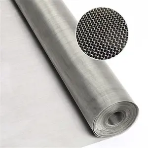 500 400 300 200 100 80 70 25 Micron Stainless Steel Wire Mesh For Filter Stainless Steel Welded Wire Mesh Machine