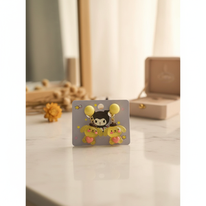 Trending stile coreano con foglia di fiore orecchini pendenti eleganti a cerchio Vintage moda religiosa vendita calda all'ingrosso - Product Image 3